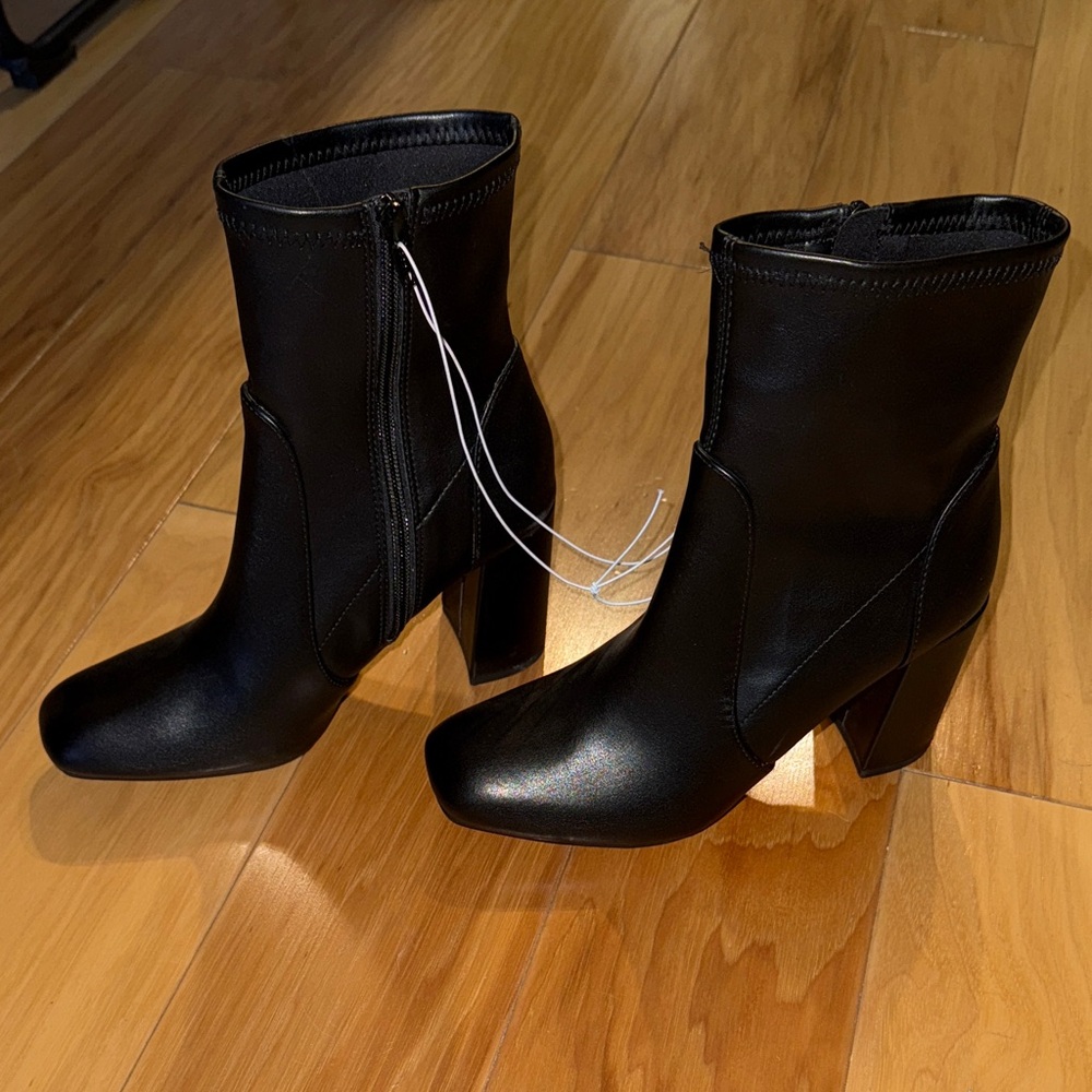 a new day Black Heeled Boots